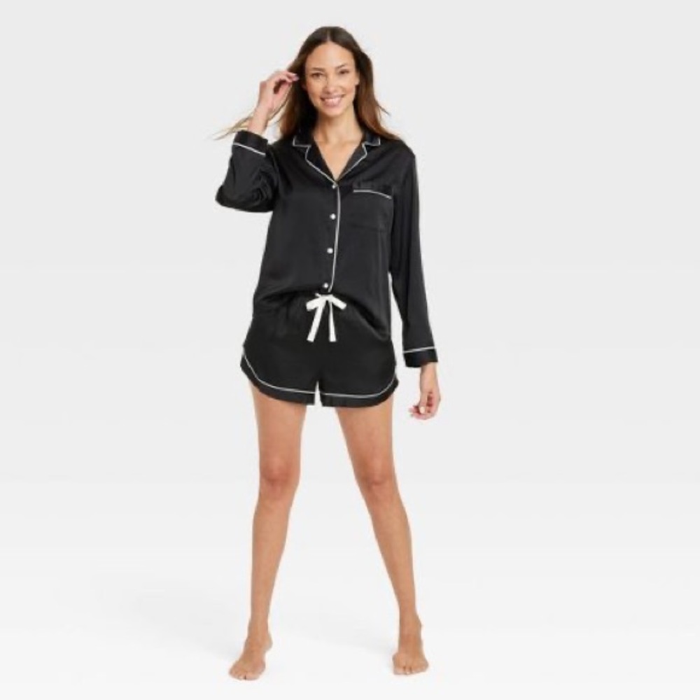 Stars Above Satin Pajama Set